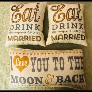 Wedding Themed Throw Pillows